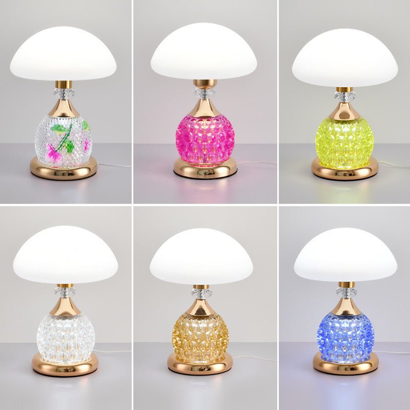 GlowMuse Luxury Mushroom Table Lamp - Demuva