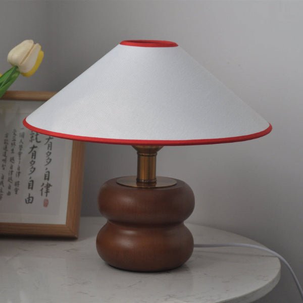 StillWood Wabi - Sabi Table Lamp – Handcrafted Solid Wood Light - Demuva