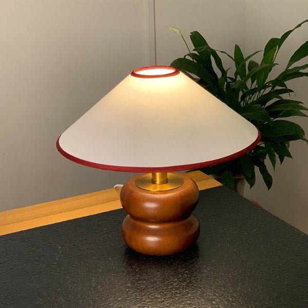 StillWood Wabi - Sabi Table Lamp – Handcrafted Solid Wood Light - Demuva