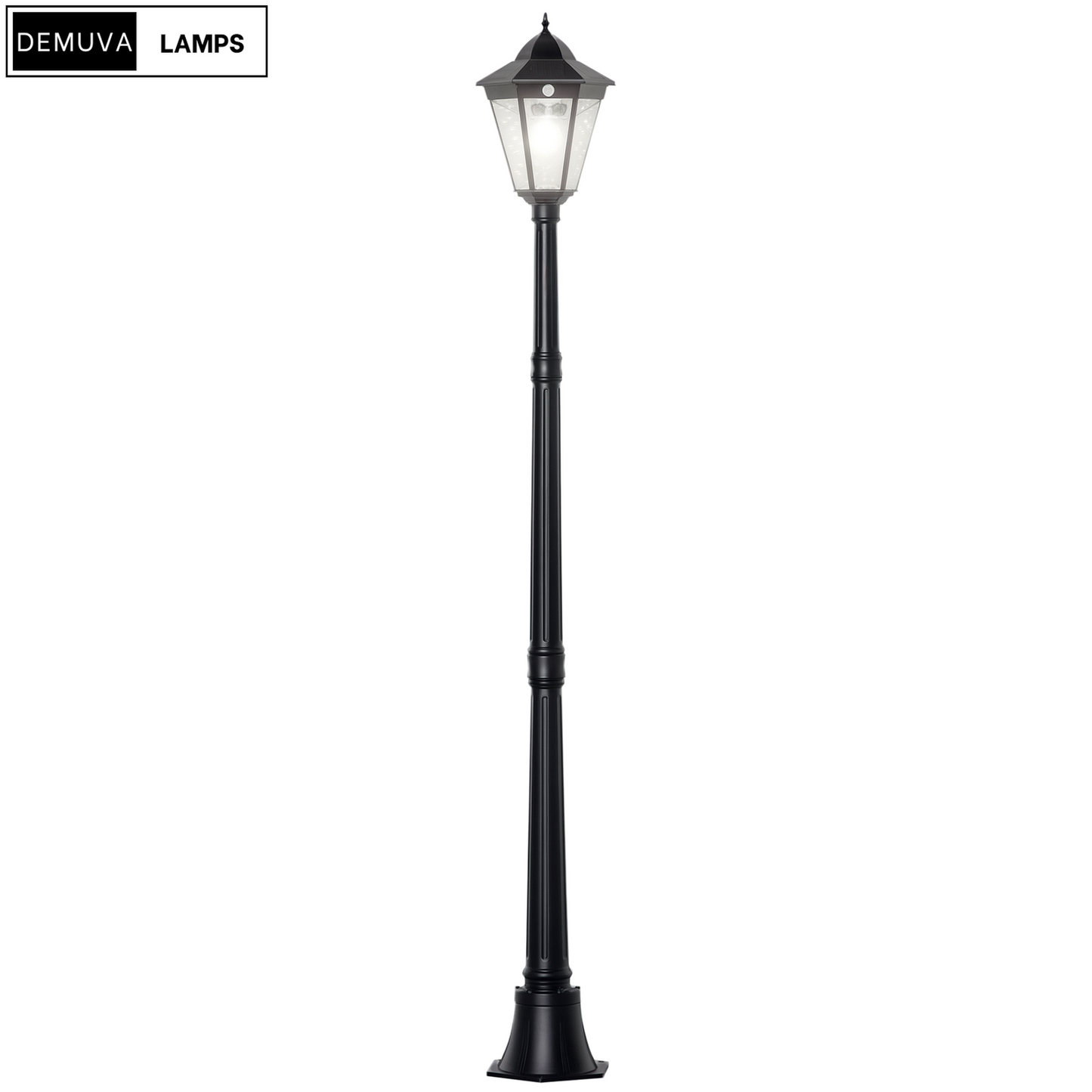 Solar-Powered Garden Lamp Post for Patios & Pathways