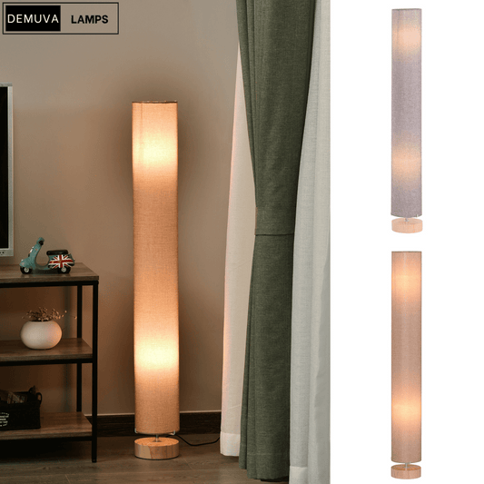 120Cm Living Bed Room Tall Floor Lamp Soft Warm Lighting - Demuva
