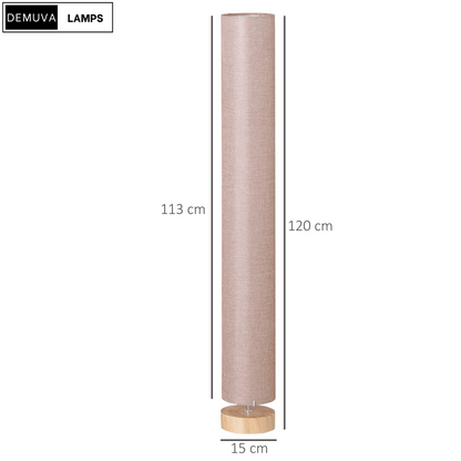 120Cm Living Bed Room Tall Floor Lamp Soft Warm Lighting - Demuva