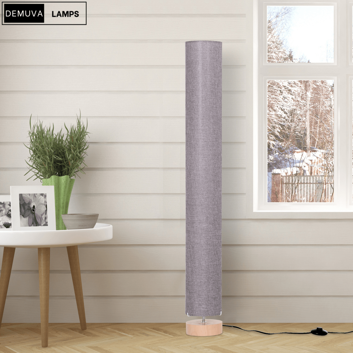 120Cm Living Bed Room Tall Floor Lamp Soft Warm Lighting - Demuva