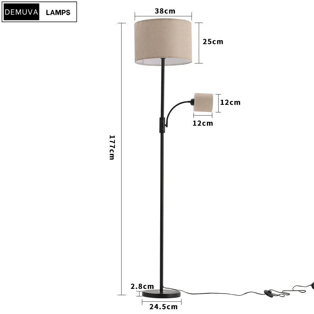 2 Light Floor Lamp - Demuva