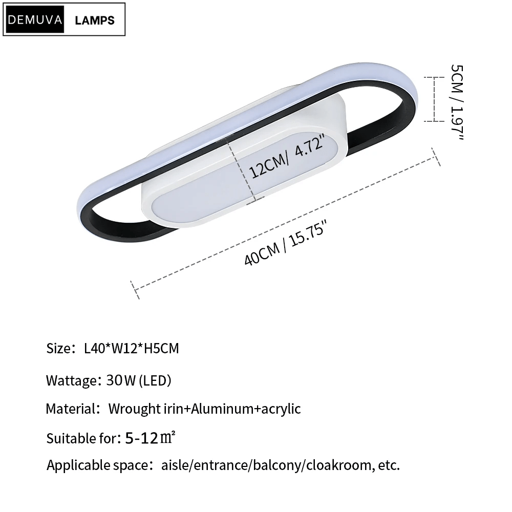 24W LED Rectangular Ceiling Light - Demuva