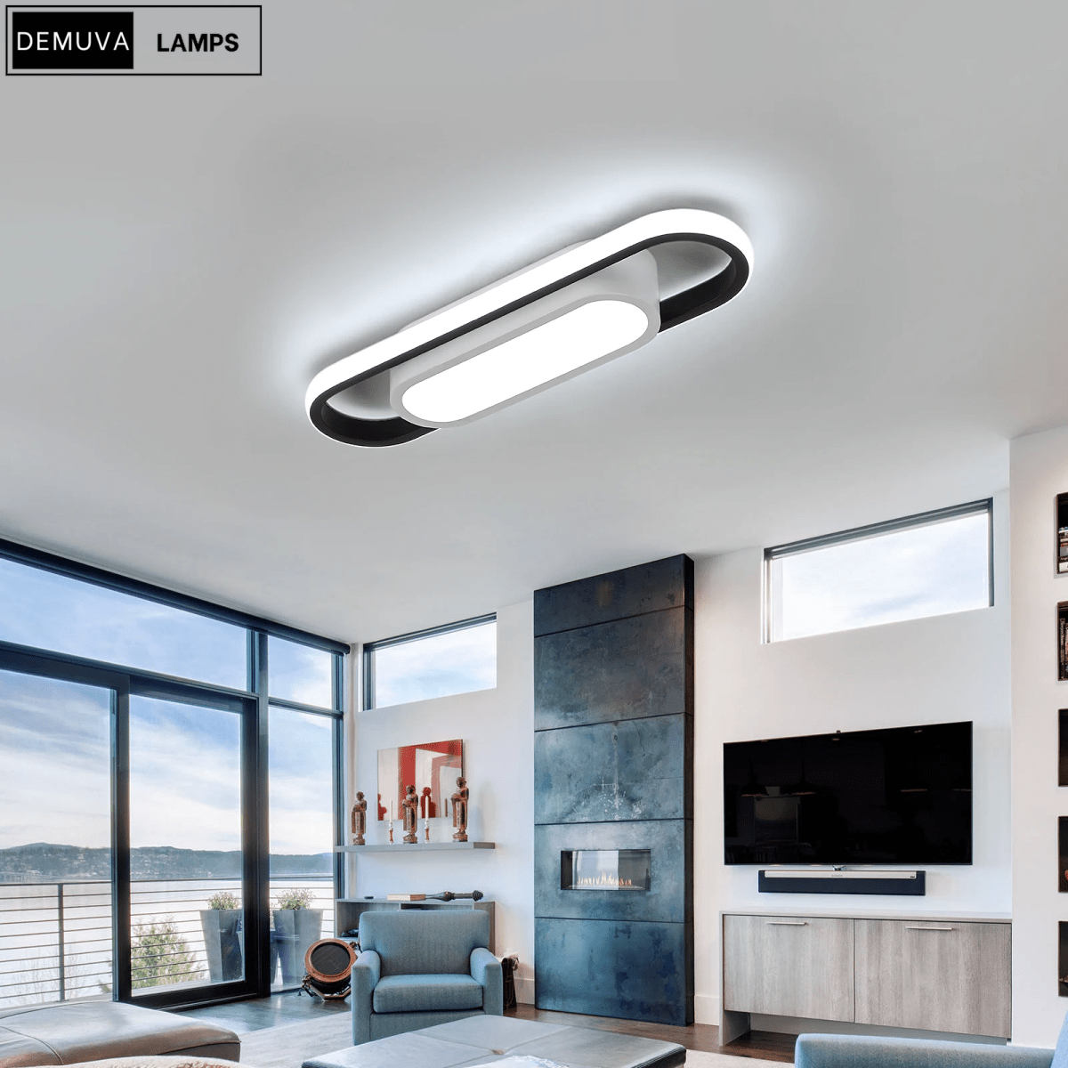 24W LED Rectangular Ceiling Light - Demuva
