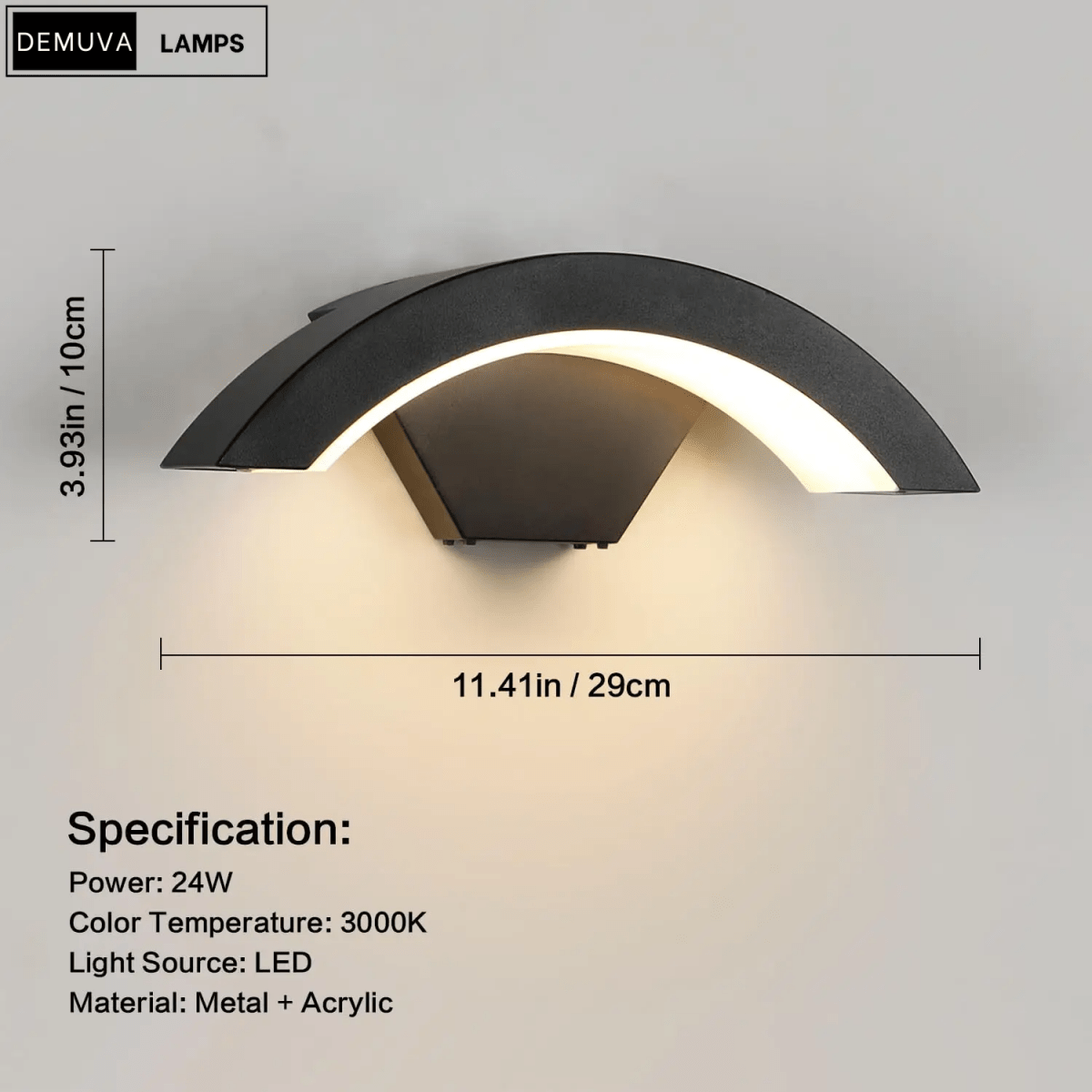24W Waterproof LED Wall Sconces - Demuva