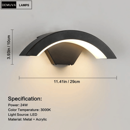24W Waterproof LED Wall Sconces - Demuva