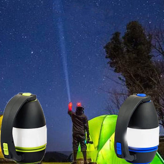 3 - in - 1 Rechargeable Camping Lamp – Flashlight, Emergency Light & Power Bank - Demuva