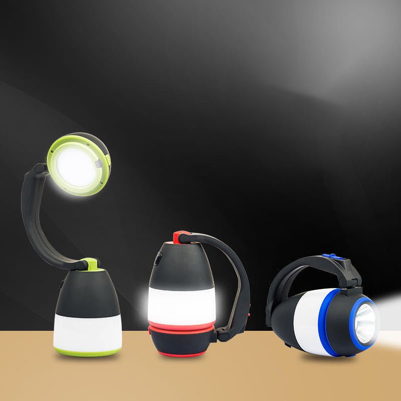 3 - in - 1 Rechargeable Camping Lamp – Flashlight, Emergency Light & Power Bank - Demuva