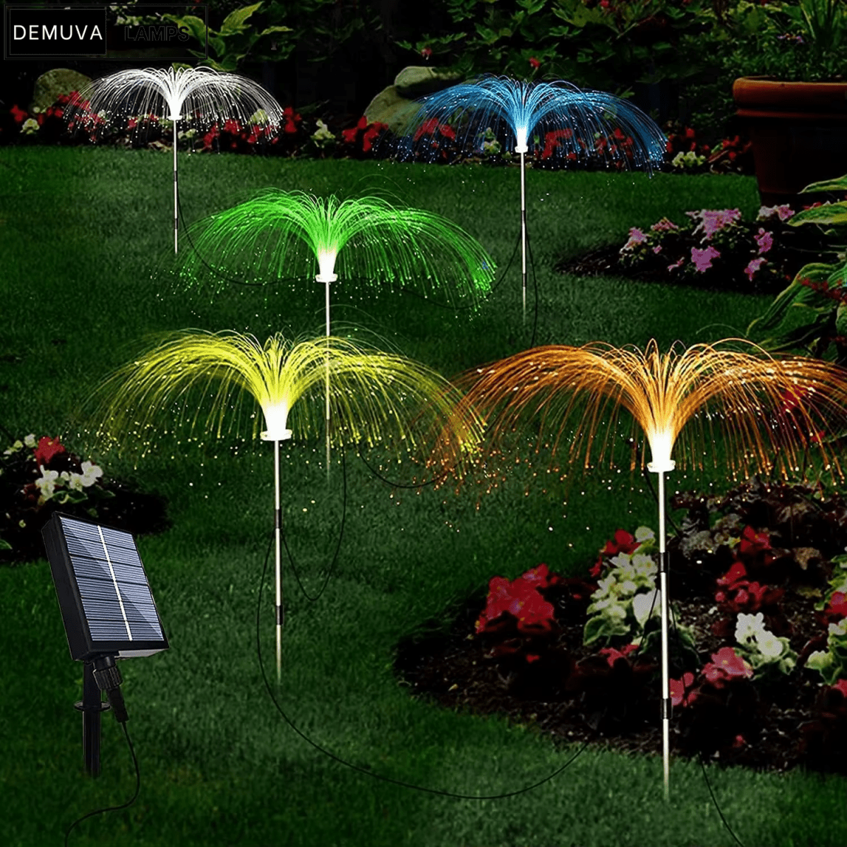 5 Pack Solar Jellyfish LED Lights - Demuva