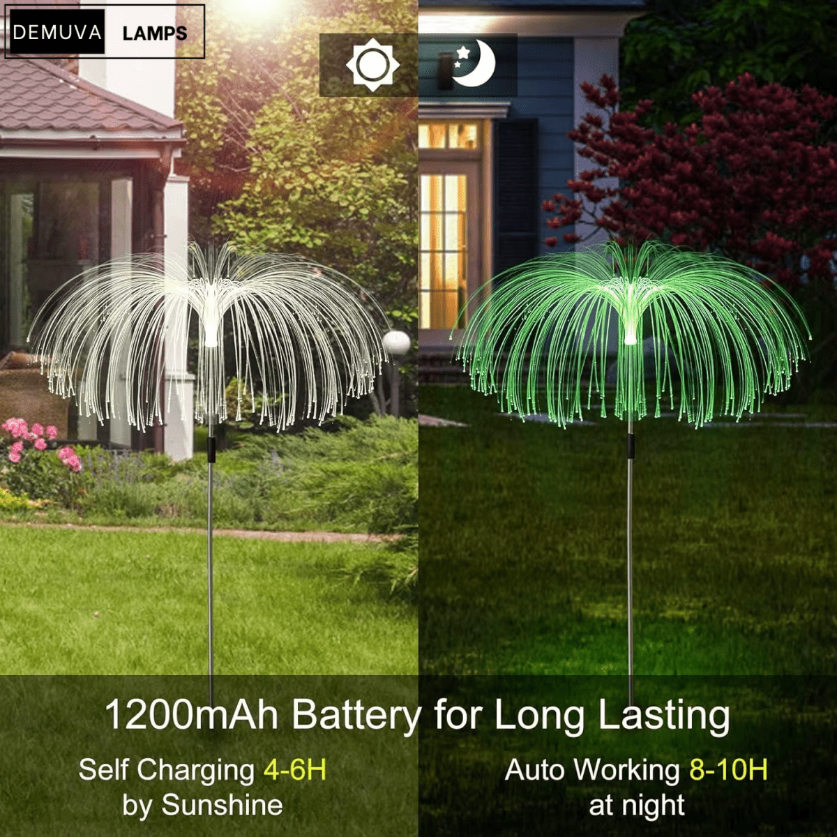 5 Pack Solar Jellyfish LED Lights - Demuva