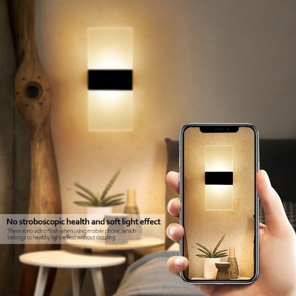AuraSense Indoor Motion Sensor Wall Lamp – USB Rechargeable LED Light for Modern Interiors - Demuva