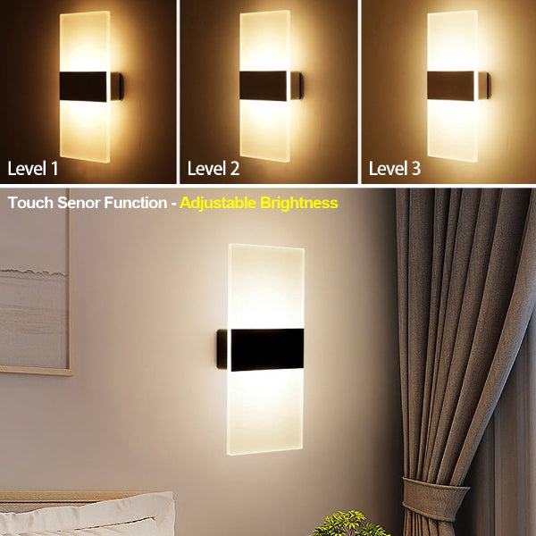 AuraSense Indoor Motion Sensor Wall Lamp – USB Rechargeable LED Light for Modern Interiors - Demuva