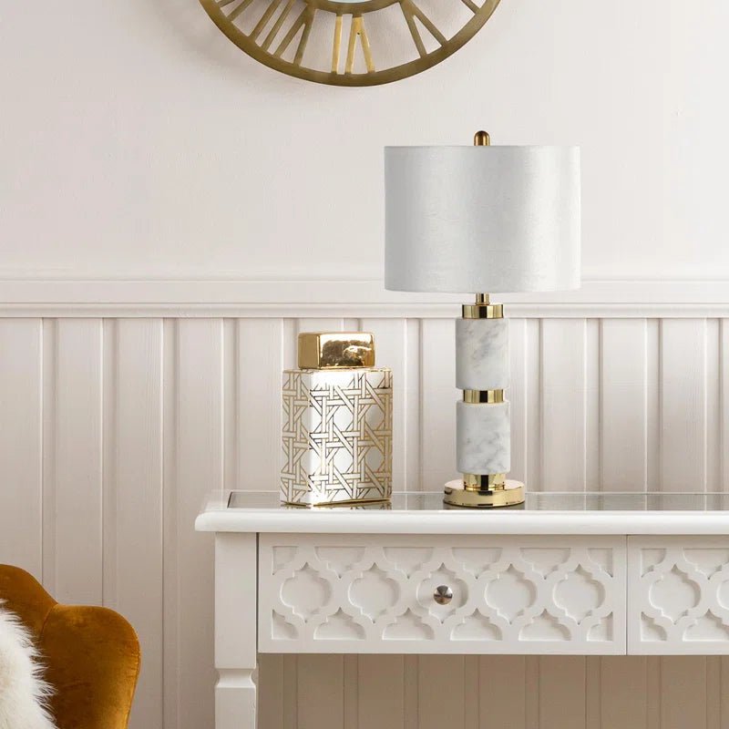 Ceramic Base Table Lamp: Ideal Lighting Solution for Bedrooms and Living Rooms - Demuva