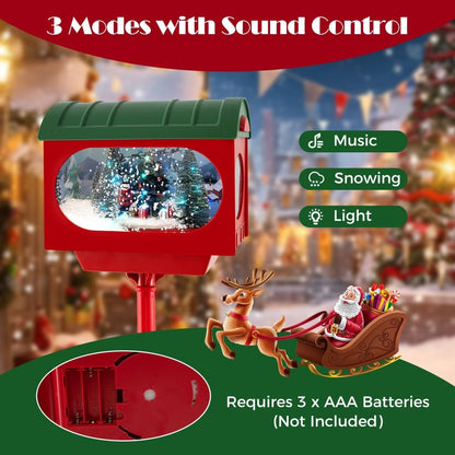 Christmas Sound - Activated 150 Cm Street Light with Colourful Lights - Demuva