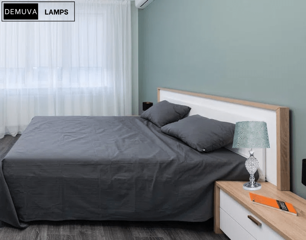 Colten Chrome Crystal Table Lamp - Demuva