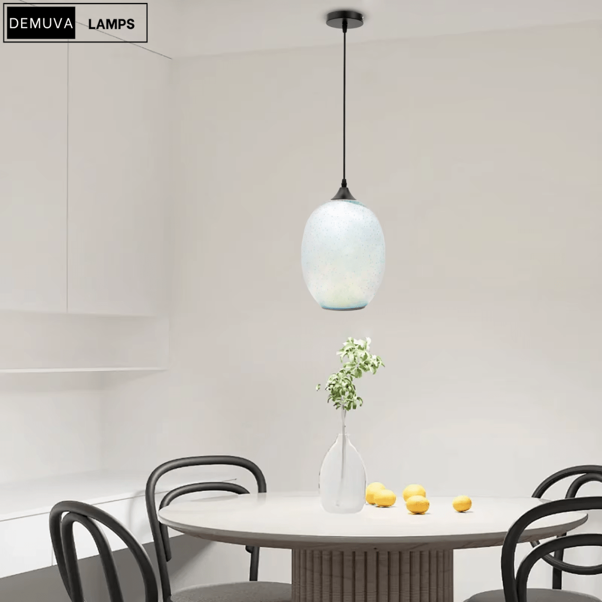 Creative 3D Fireworks Ceiling Lamp Modern Colourful Glass Pendant Light - Demuva