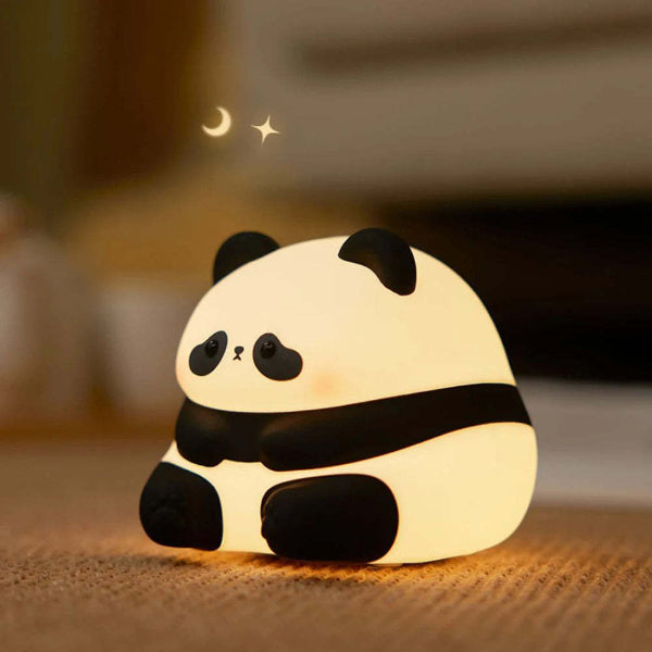 Cute Panda Night Light for Kids – Soft Silicone, Rechargeable & Touch - Controlled - Demuva