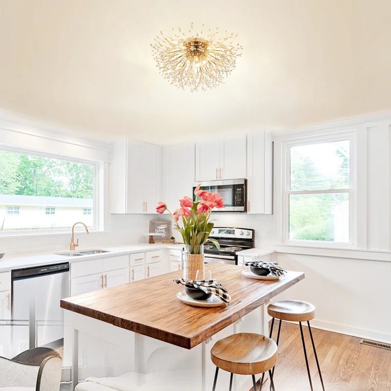 Dandelion 8 Light Starburst Ceiling Light - Demuva