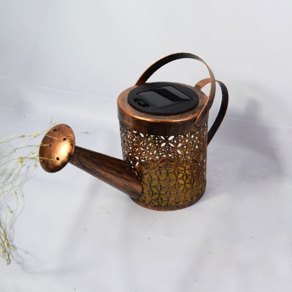 FairyPour Solar Watering Can Light – Outdoor Garden Decoration with LED Cascade - Demuva