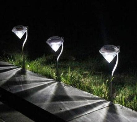 GemGlow Solar Diamond Garden Light – Colour - Changing LED for Outdoor Decor - Demuva