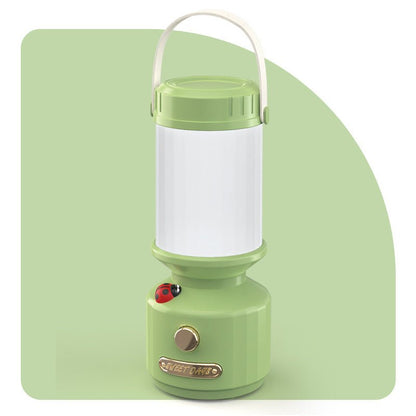 GlowBug Portable Camping Light – Retro Rechargeable Lamp for Outdoors & Emergencie - Demuva