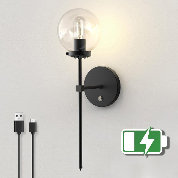 GlowHaus Rechargeable Wall Light – Dimmable, Wireless LED for Living Rooms - Demuva