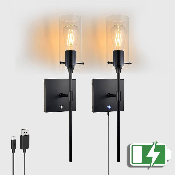 GlowHaus Rechargeable Wall Light – Dimmable, Wireless LED for Living Rooms - Demuva