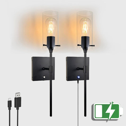 GlowHaus Rechargeable Wall Light – Dimmable, Wireless LED for Living Rooms - Demuva