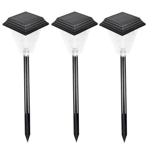 GlowTrek Solar Garden Light – Multi - Colour LED with Light Sensor & IP65 Waterproofing - Demuva
