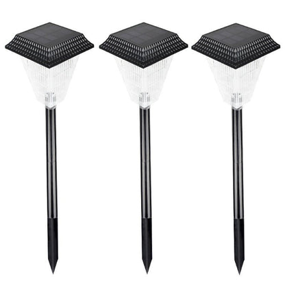 GlowTrek Solar Garden Light – Multi - Colour LED with Light Sensor & IP65 Waterproofing - Demuva