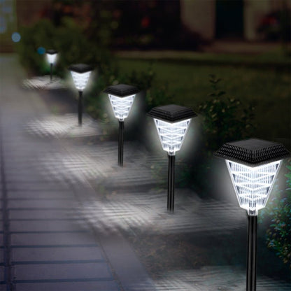 GlowTrek Solar Garden Light – Multi - Colour LED with Light Sensor & IP65 Waterproofing - Demuva