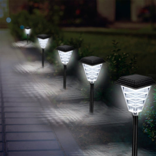 GlowTrek Solar Garden Light – Multi - Colour LED with Light Sensor & IP65 Waterproofing - Demuva