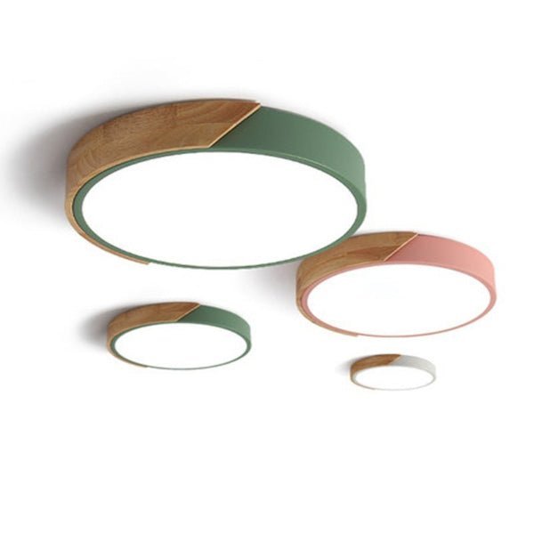 HaloHue Colourful Round Modern LED Ceiling Light - Demuva
