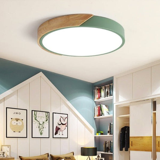 HaloHue Colourful Round Modern LED Ceiling Light - Demuva