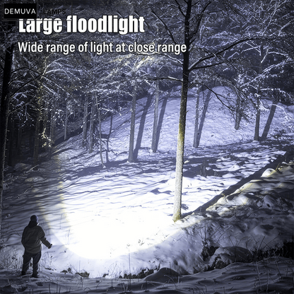 Handheld LED Spotlight Rechargeable Camping Hunting Flashlight Torch Spot Light - Demuva