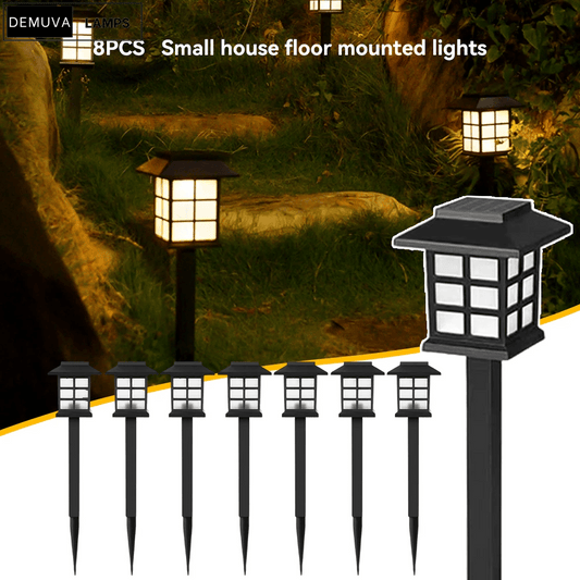 Illuminate your garden with this 8 Pack of Waterproof LED Solar Lights! Perfect for pathways and adding a decorative touch to your outdoor space! 🌟🌿✨ GardenGlow SolarLights - Demuva