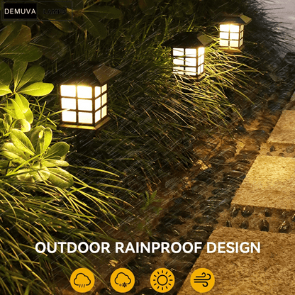 Illuminate your garden with this 8 Pack of Waterproof LED Solar Lights! Perfect for pathways and adding a decorative touch to your outdoor space! 🌟🌿✨ GardenGlow SolarLights - Demuva