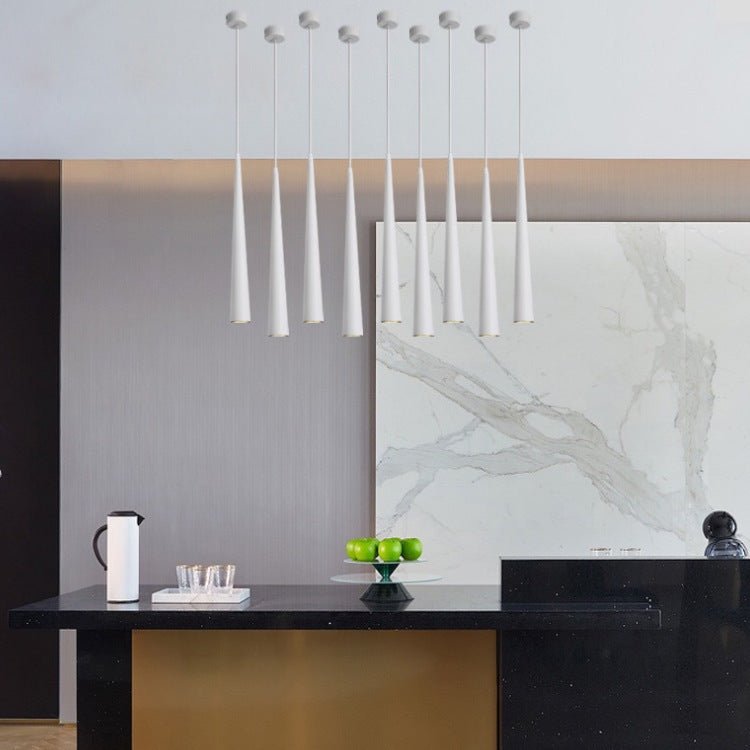 LineaBeam LED Cone Pendant Light – Modern Aluminium Downlight for Dining Spaces - Demuva
