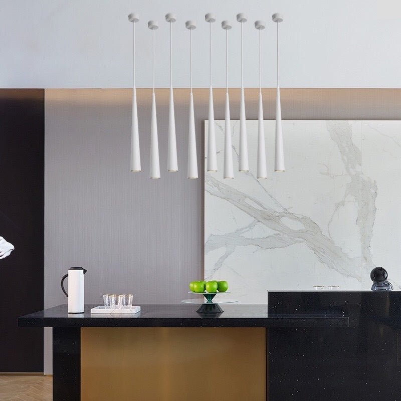 LineaBeam LED Cone Pendant Light – Modern Aluminium Downlight for Dining Spaces - Demuva