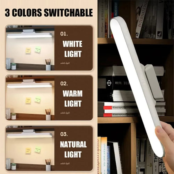 LumaBeam Magnetic Reading Light – Wireless Touch Lamp for Bunk Beds, Cabinets & Makeup Mirrors - Demuva