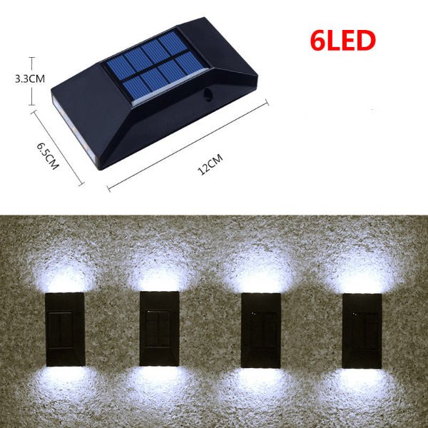 LumaRise Solar Up & Down Wall Light - Demuva