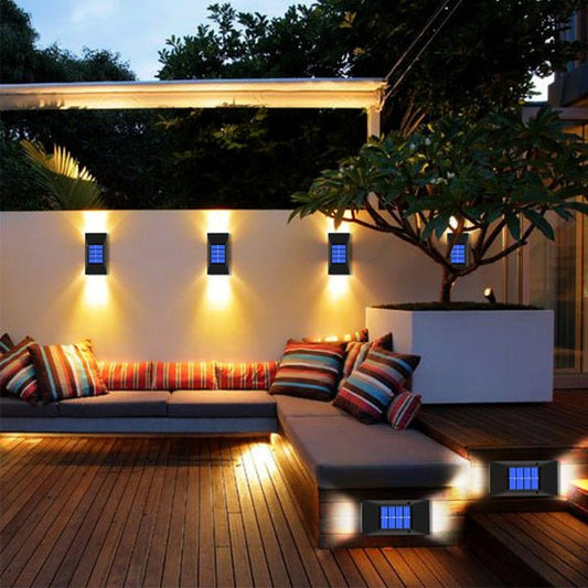 LumaRise Solar Up & Down Wall Light - Demuva