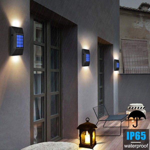 LumaRise Solar Up & Down Wall Light - Demuva
