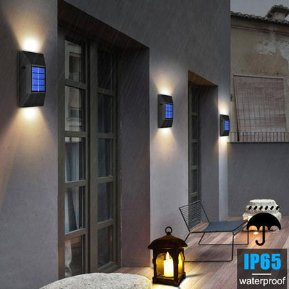 LumaRise Solar Up & Down Wall Light - Demuva