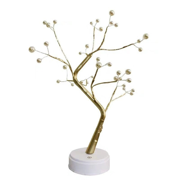 LumiTwig Copper Wire LED Tree Light – USB or Battery - Powered Bedroom & Event Decor Lamp - Demuva