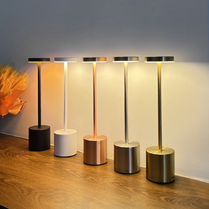 LumoTouch LED Rechargeable Table Lamp – Touch - Controlled Ambient Light - Demuva