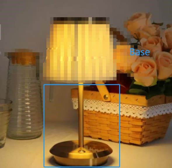 Lunara Antique Gold Cordless Table Lamp – Rechargeable Bedside Light - Demuva