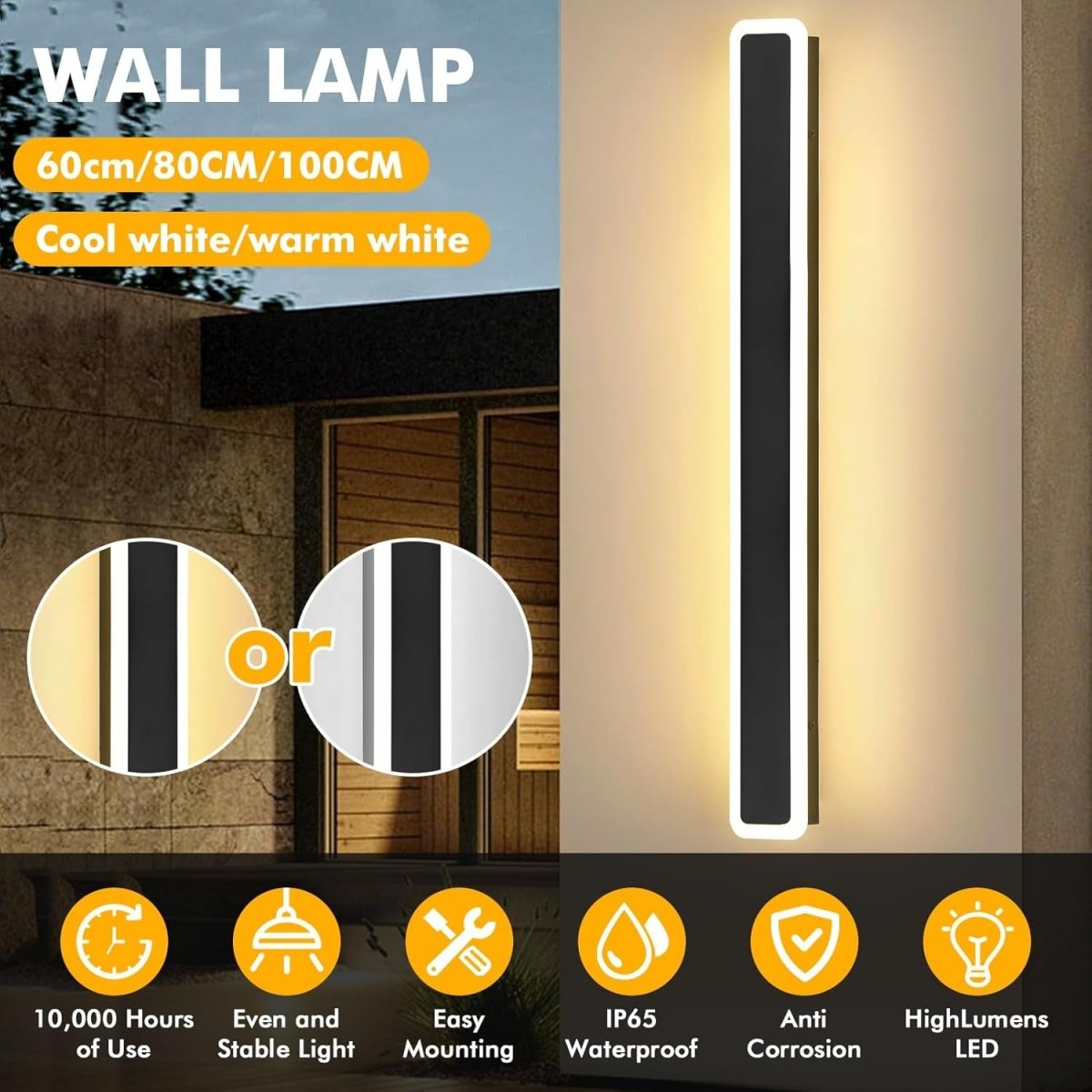 Minimalist LED Outdoor Wall Light - Demuva